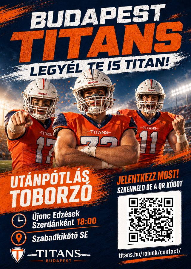 Csatlakozz a Budapest Titans utánpótláscsapatához!